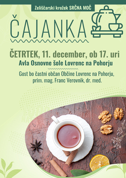 Čajanka 2025 Srčna Moč Lovrenc na Pohorju