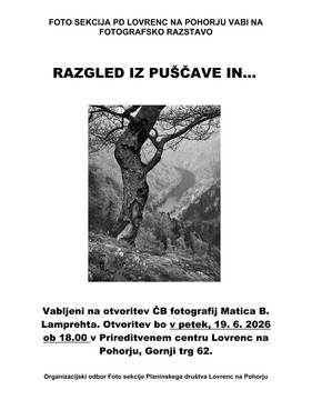 Puščava razgled in Matic Lampreht 19.6.2026 a4 plakat